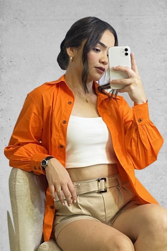 Camisa Paula Naranja