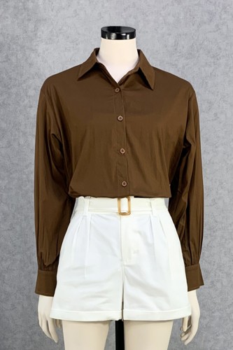 Camisa Paula Marron